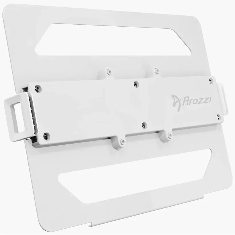 AROZZI ALZARE Laptop Holder White/ držák notebooku pro stolní držák pro monitory/ kovový/ bílý
