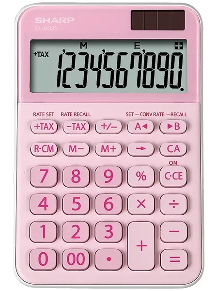 SHARP kalkulačka - ELM335BPK - růžová