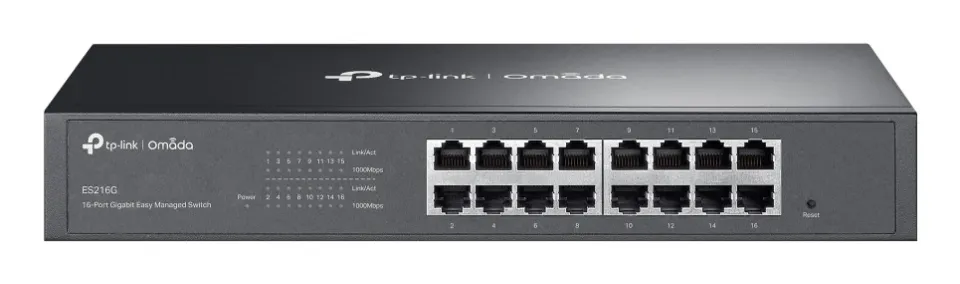 TP-LINK ES216G Omada 16portový gigabitový Easy Managed Switch