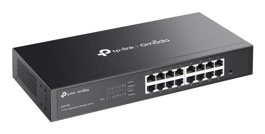 TP-LINK ES216G Omada 16portový gigabitový Easy Managed Switch