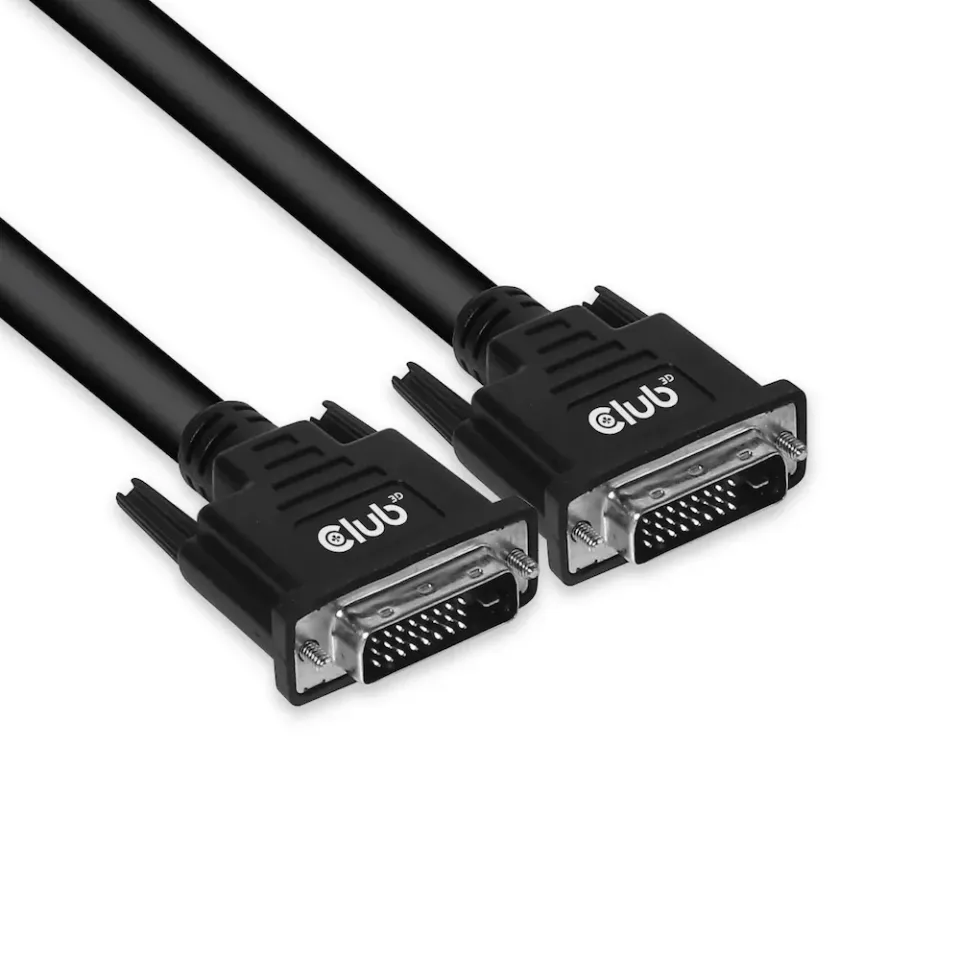 Club3D kabel DVI-D Dual Link (24+1), 10m, Bidirectional, 28 AWG