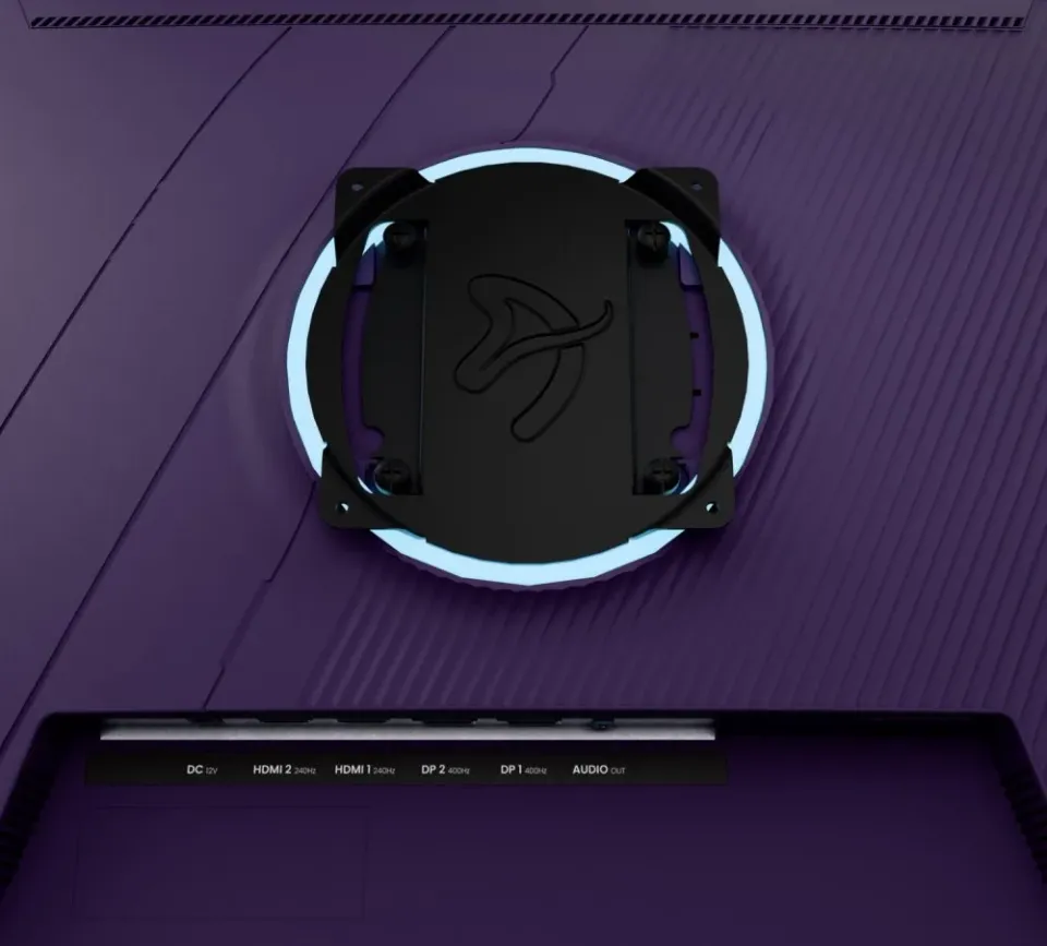 AROZZI NOVA herní monitor 24,5" 25T1K400 Purple/ LED/ IPS/ 1920x1080/ 400Hz/ 1000:1/ 1ms/ 2xHDMI/ 2xDP/ fialový