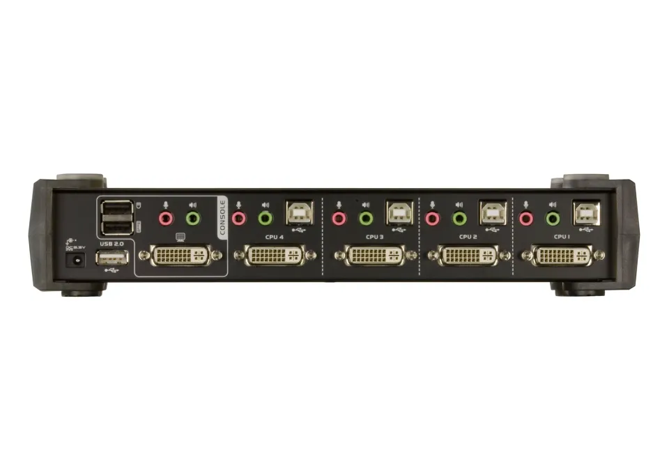 ATEN KVM switch CS-1764A DVI, 4PC, 2xUSB hub, Audio