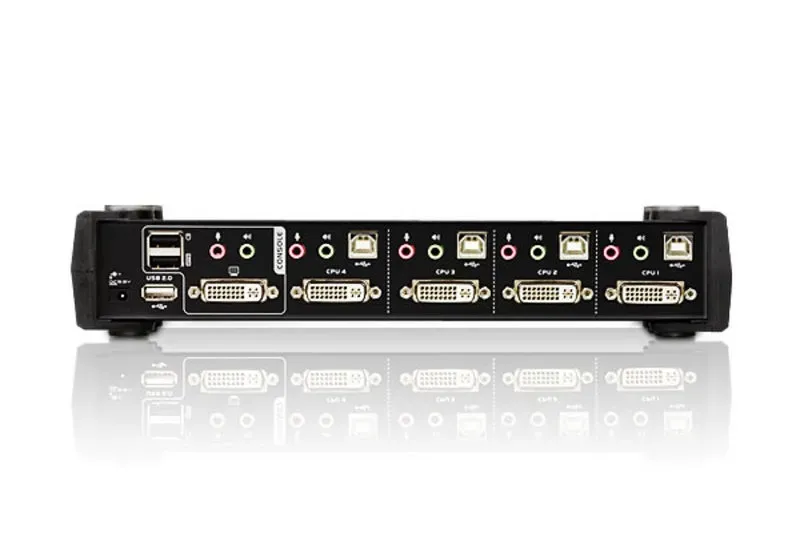 ATEN KVM switch CS-1764A DVI, 4PC, 2xUSB hub, Audio