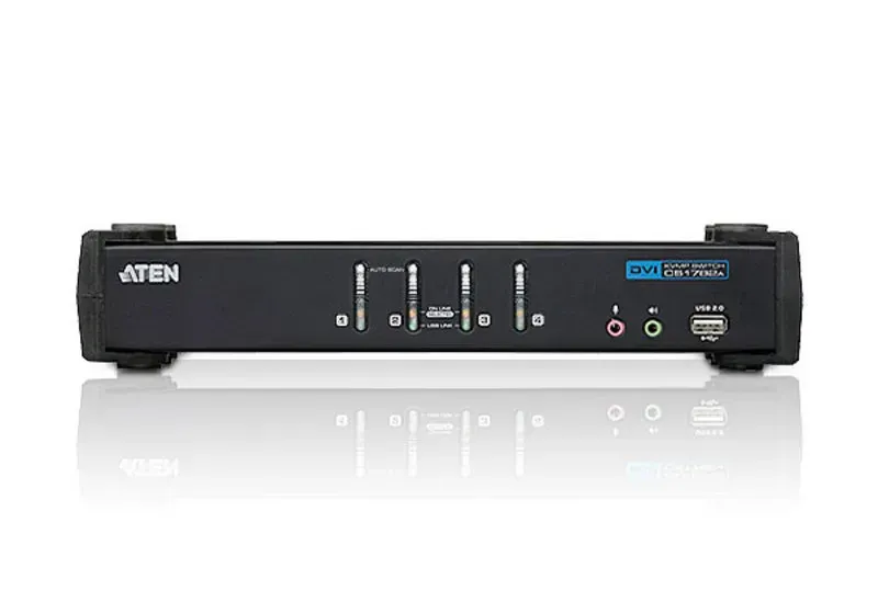 ATEN KVM switch CS-1764A DVI, 4PC, 2xUSB hub, Audio