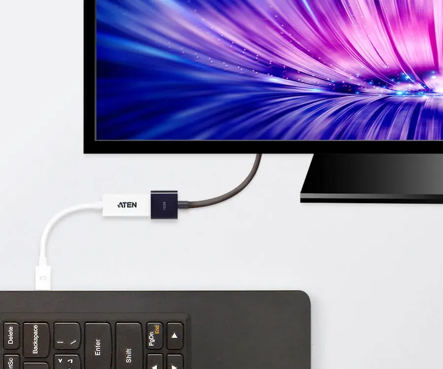 ATEN VC980-AT Mini DisplayPort(M) to HDMI(F) Cable