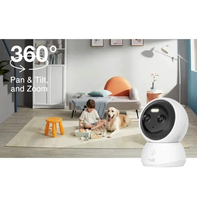 iGET HOMEGUARD HGWIP222 - Dual lens IP kamera, 2K rozlišení, 2x optika, se zvuke