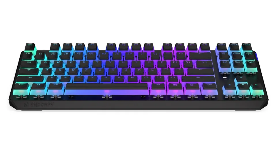Endorfy herní klávesnice Thock TKL Wireless Red Pudding/USB/ Kailh Red/ černá /