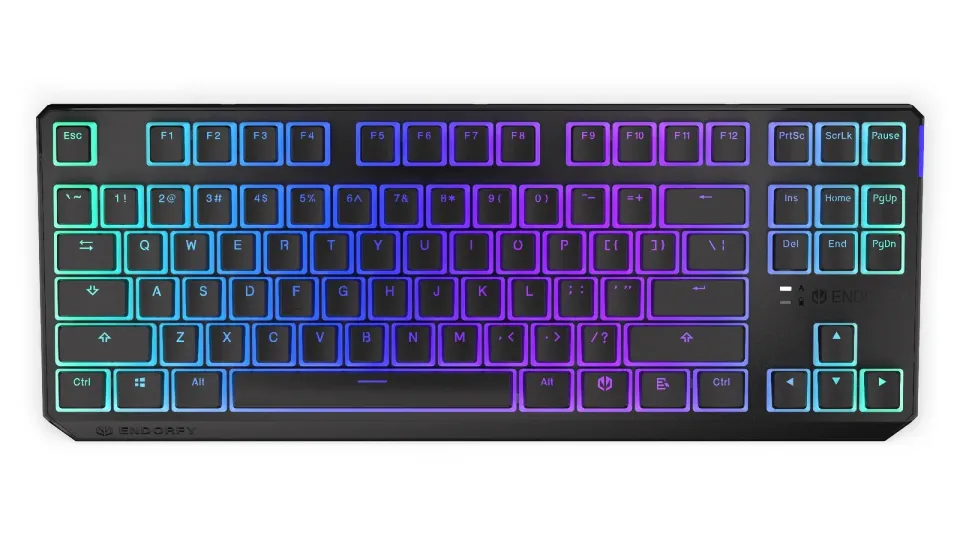 Endorfy herní klávesnice Thock TKL Wireless Red Pudding/USB/ Kailh Red/ černá /