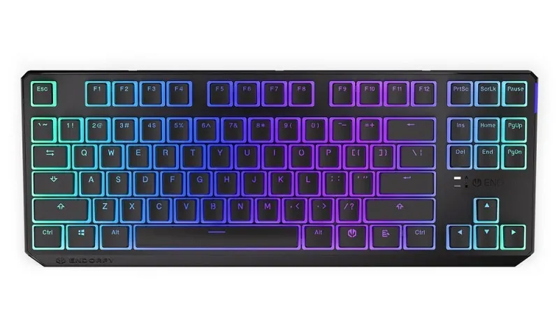 Endorfy herní klávesnice Thock TKL Wireless Red Pudding/USB/ Kailh Red/ černá /