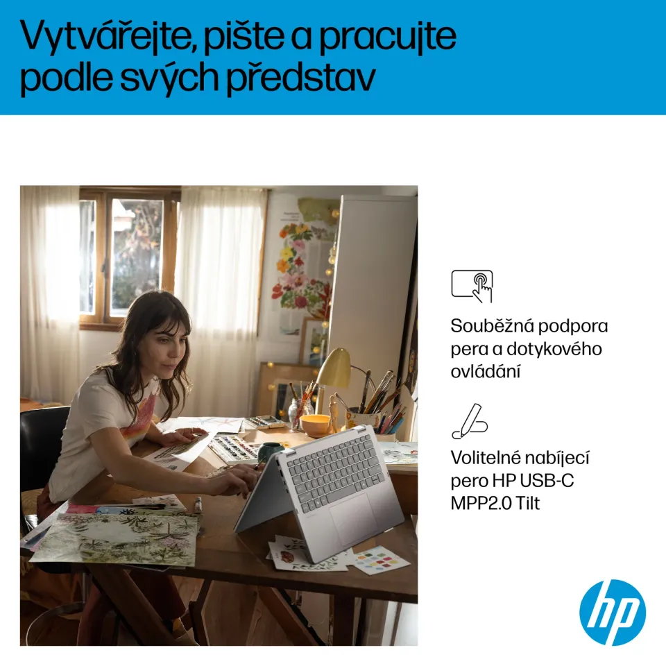 NTB HP OmniBook 5 Flip 14-fp0001ncx,Core 5 120U OLED (10C),Touch/14.0" 2K,16GB LPDDR5X,512GB SSD,Win11,3Y