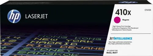 HP CF413X originální toner purpurový č.410X velký cca 5000 str. (magenta HP CLJ M477, M452, M377, purpurová)
