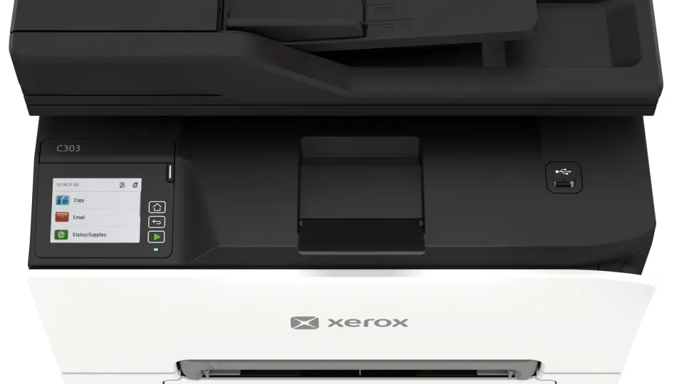 Xerox C303a, barevná laser. multifunkce, A4, 30ppm, fax, duplex, DADF, WiFi/USB/Ethernet, 1 GB RAM, Apple AirPrint