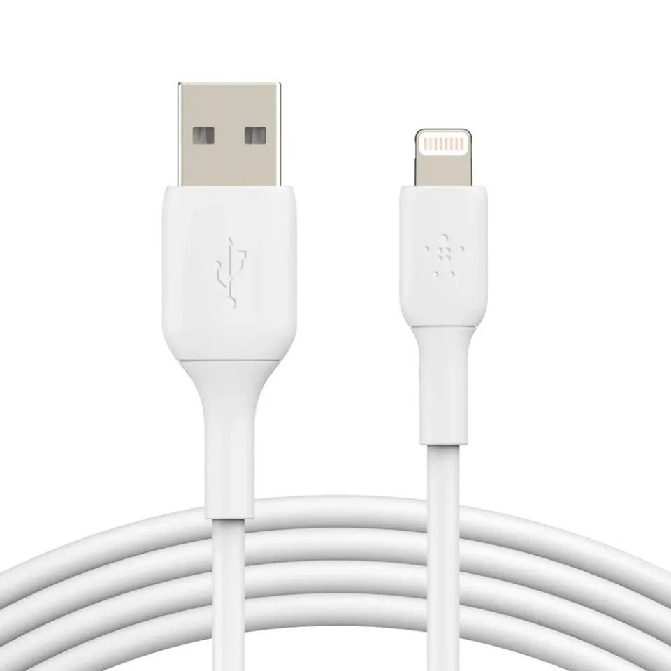 Belkin BOOST CHARGE Lightning/USB-A kabel, 2m, bílý