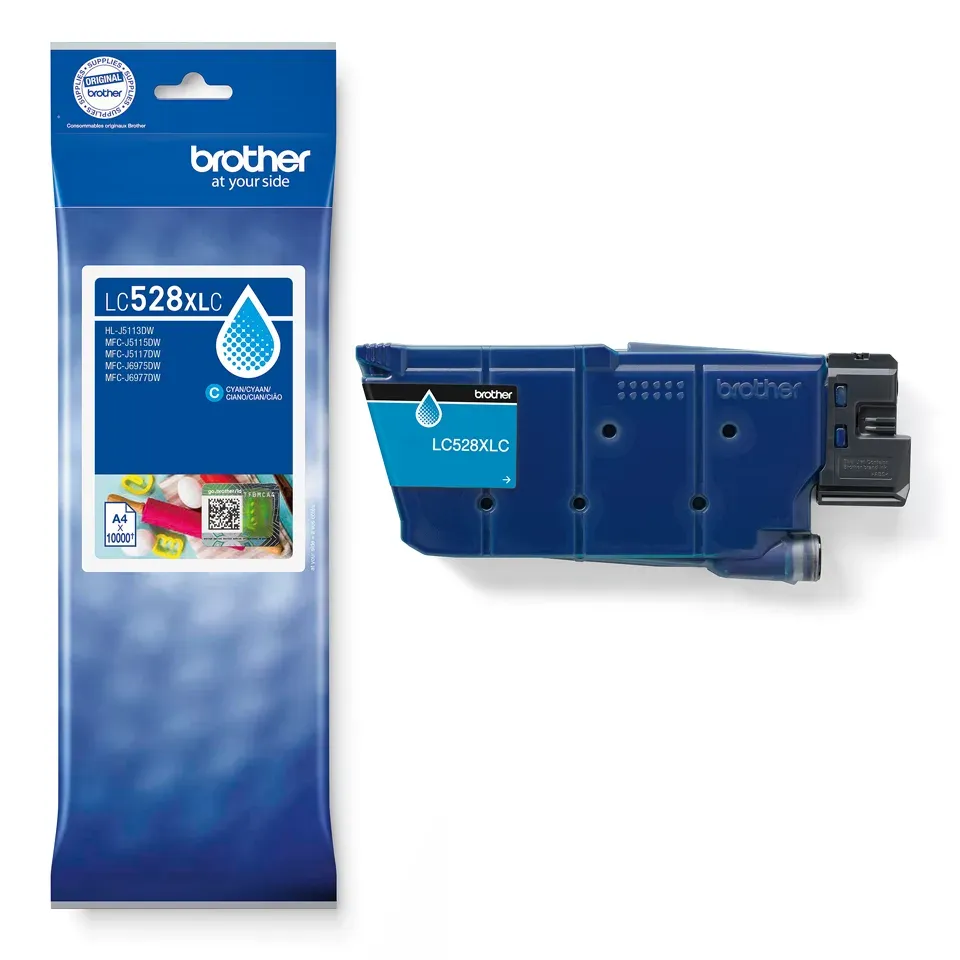 Brother LC528XLC (inkoust cyan, 10 000 str.)