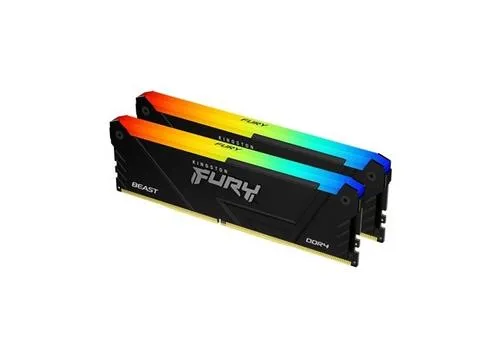 KINGSTON 16GB=2x8GB DDR4 3600MHz Fury Beast RGB CL17 Black