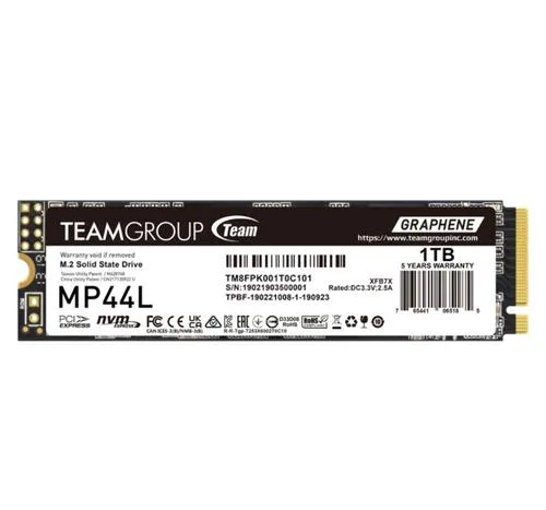 TEAMGROUP MP44L SSD NVMe M.2 1TB PCIe 4.0 Gen4x4 2280