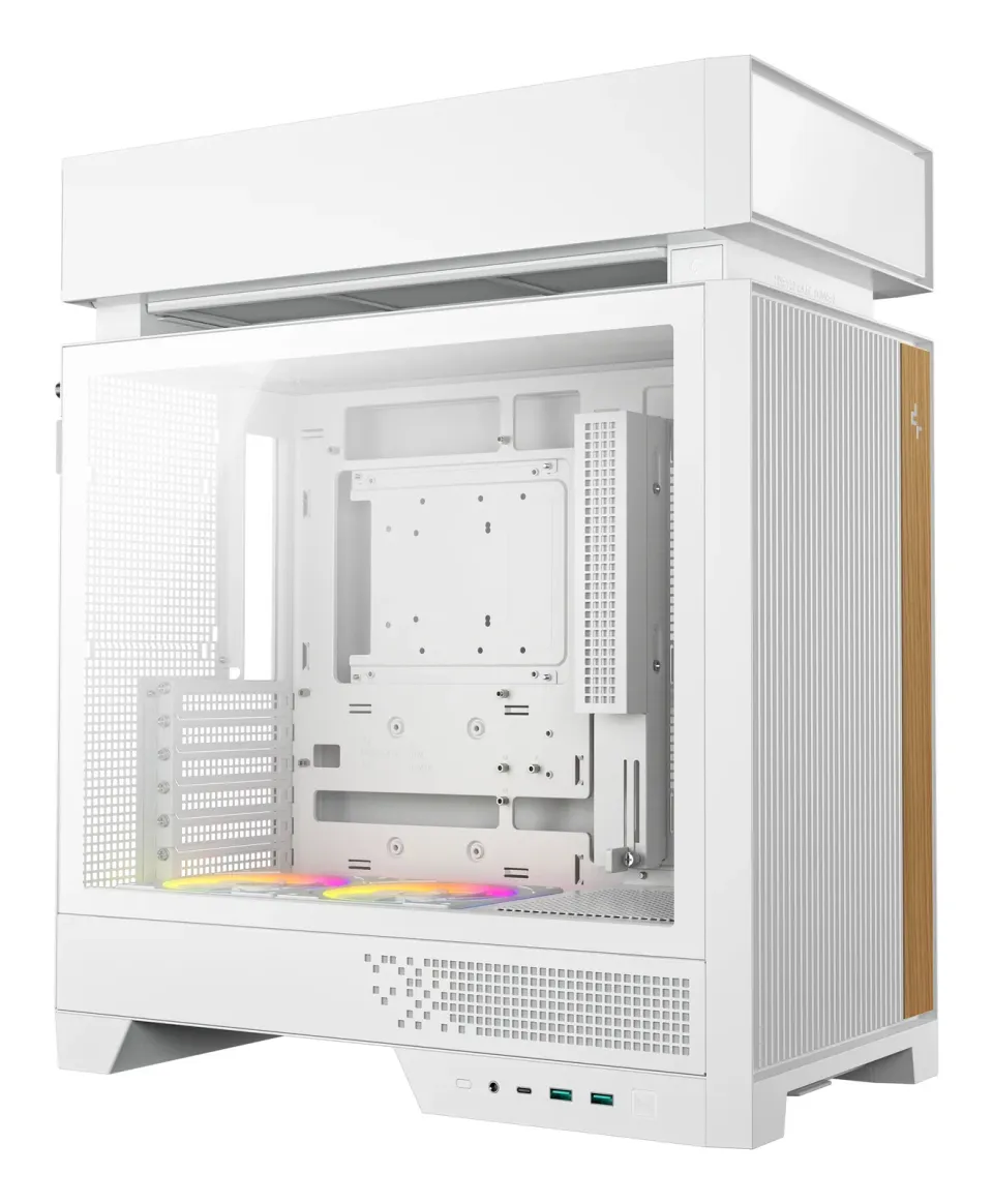 DEEPCOOL Case CL660 WH, ATX, Průhledná bočnice, bílá