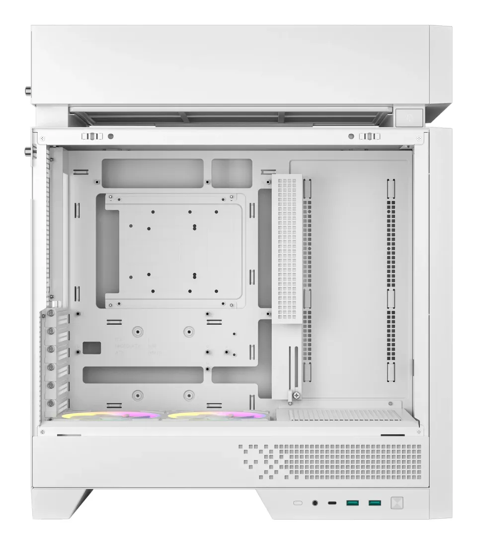 DEEPCOOL Case CL660 WH, ATX, Průhledná bočnice, bílá