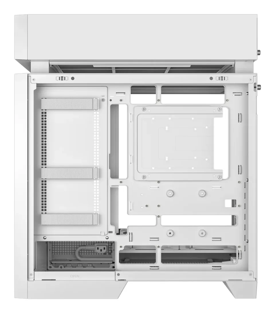 DEEPCOOL Case CL660 WH, ATX, Průhledná bočnice, bílá
