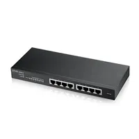 Zyxel GS1915-8 8-port Gigabit Web Smart switch, 8x gigabit RJ45, fanless