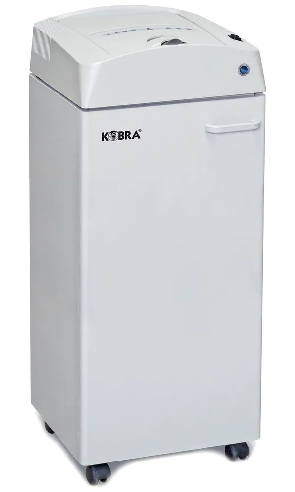 KOBRA skartovač AF+1 80 L/ příčný řez 3,5 x 40 mm/ A4/ kapacita 350 listů/ objem koše 80l/ stupeň utajení P4/ šedý