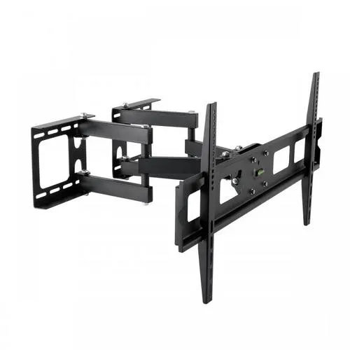 SBOX PLB-1348 otočný rohový nástěnný držák s náklonem a dvojitým ramenem pro LCD 37-63" (94-160cm), do 60kg, VESA od 75x75 do 800x400, černý (revolving corner wall mount with tilt and double arm)