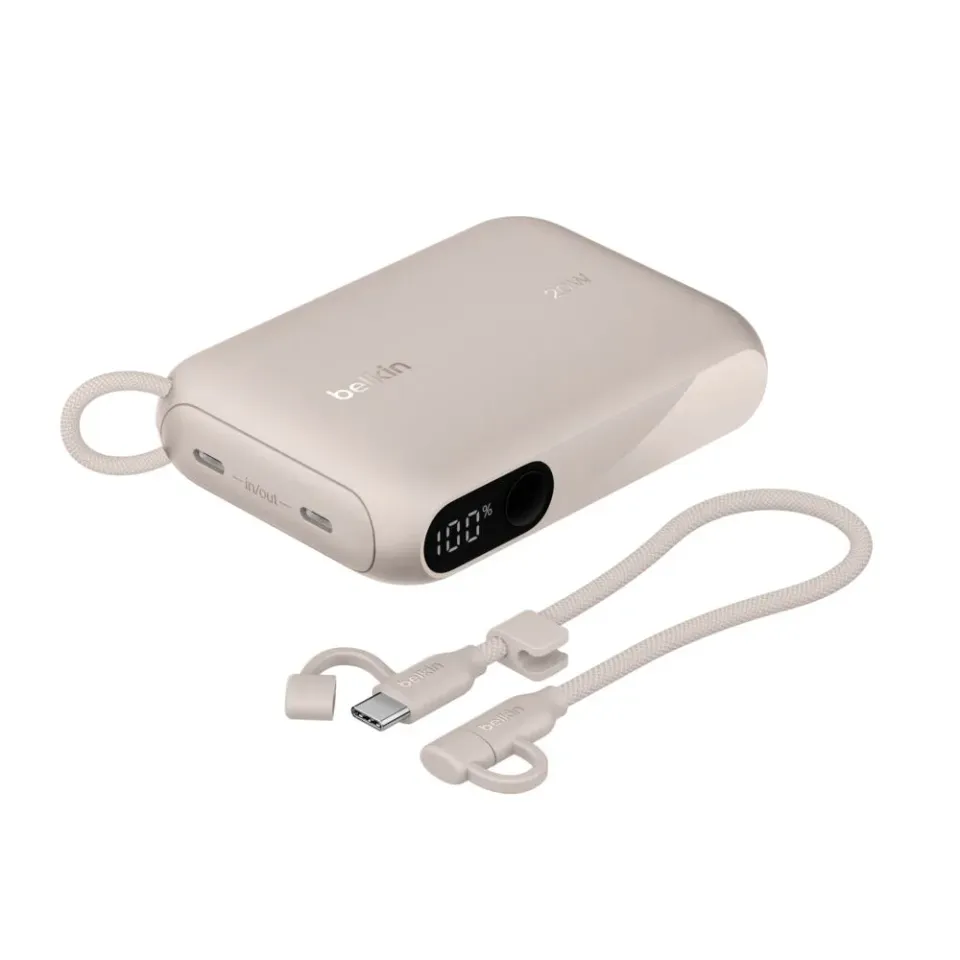 Belkin BOOST CHARGE USB-C Power Delivery PowerBanka s displejem, 10000mAh, 20W,
