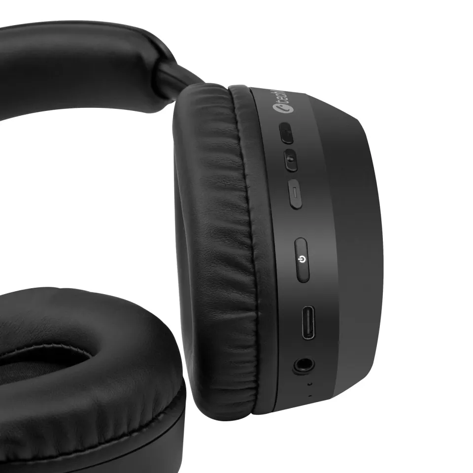 C-TECH sluchátka s mikrofonem Vortex (BHS-01), bezdrátová, Bluetooth 5.4, nabíje
