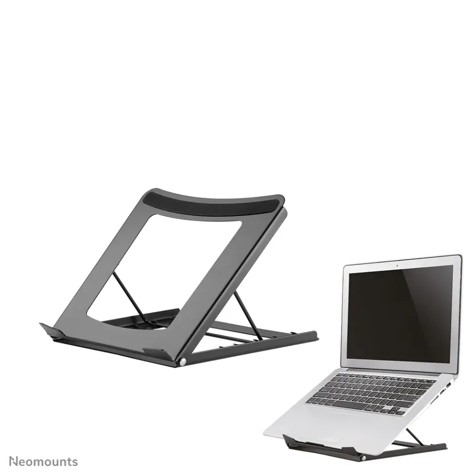 Neomounts NSLS075BLACK/Držák na notebook,tablet/na stůl/10-16"/nosn. 5kg/ 5 různých výškových poloh/skládací/černý