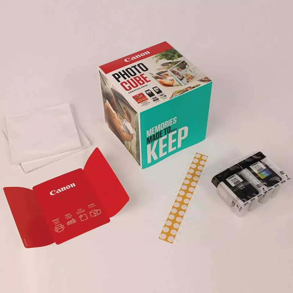 Canon CARTRIDGE PG-560/CL-561 PHOTO CUBE Creative Pack White Blue - 5x5 fotopapí