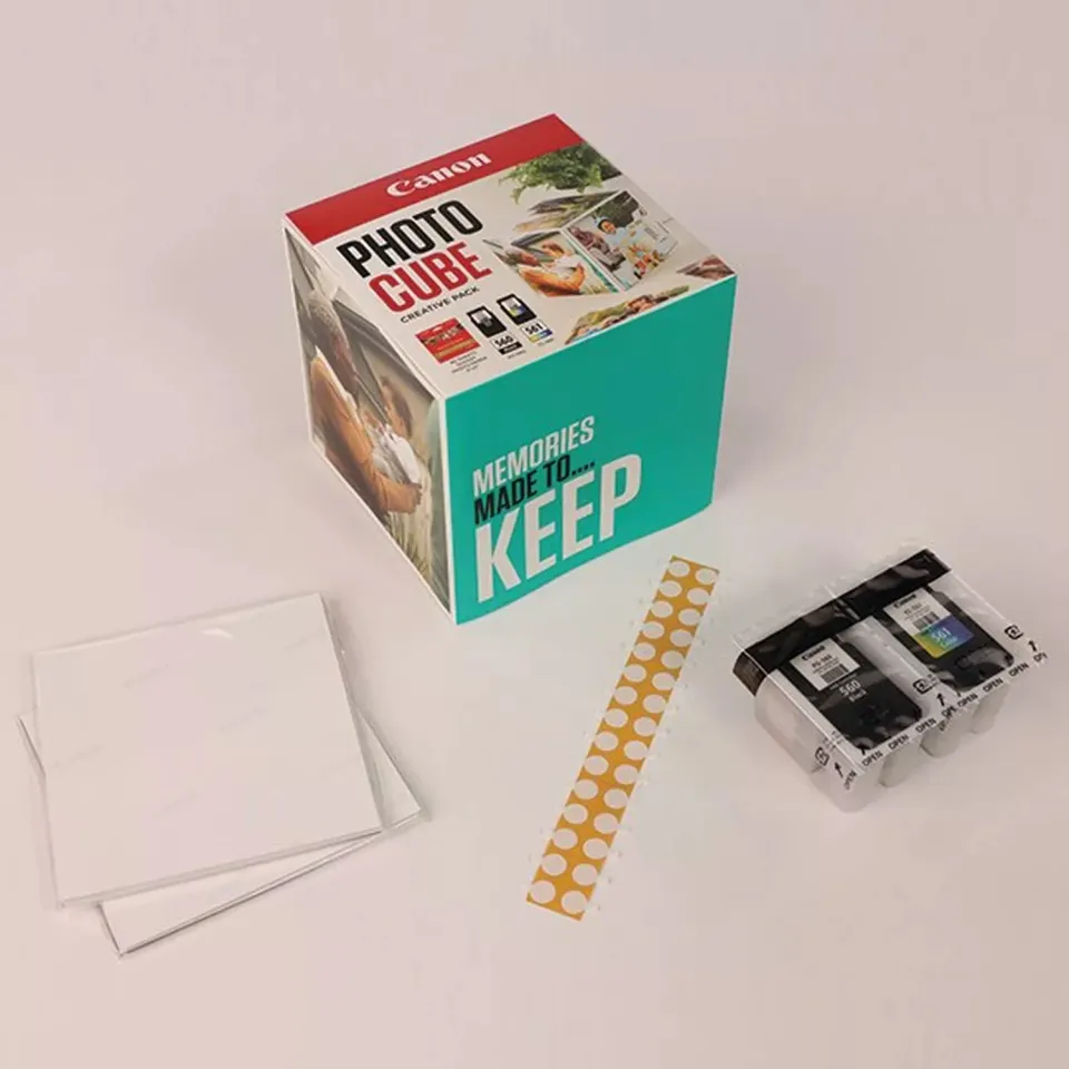 Canon CARTRIDGE PG-560/CL-561 PHOTO CUBE Creative Pack White Blue - 5x5 fotopapí