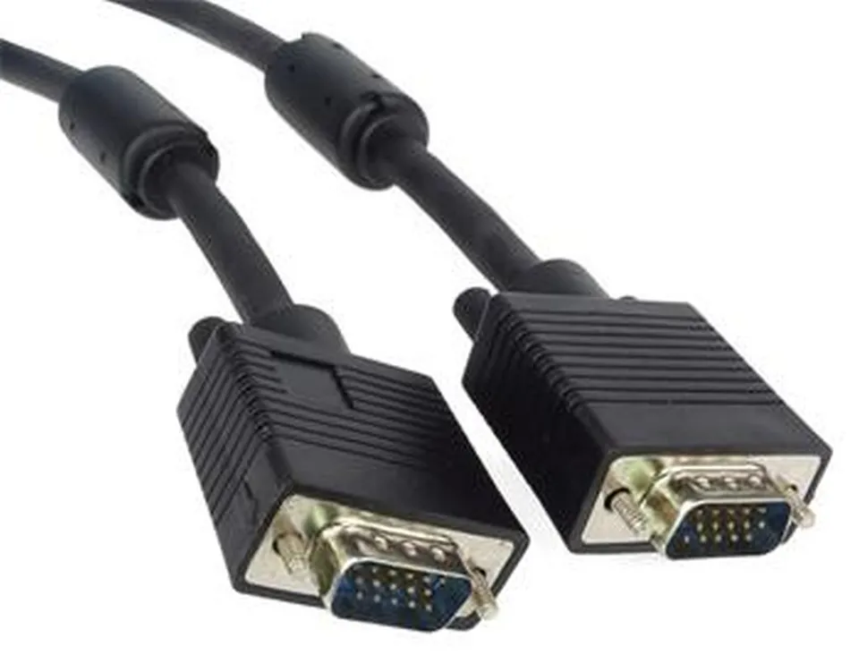PremiumCord Kabel k monitoru HQ (Coax) 2x ferrit,SVGA 15p, DDC2,3xCoax+8žil, 15m