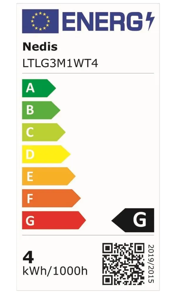 Nedis LTLG3M1WT4 - Stmívatelná LED Stolní Lampa | Dotykové ovládání | 3 režimy s