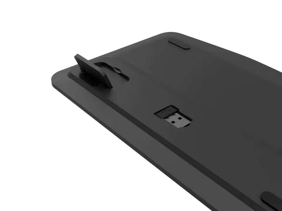 Bezdrátová klávesnice pro Smart TV Natec TURBOT 2/USB+BT/US/Černá