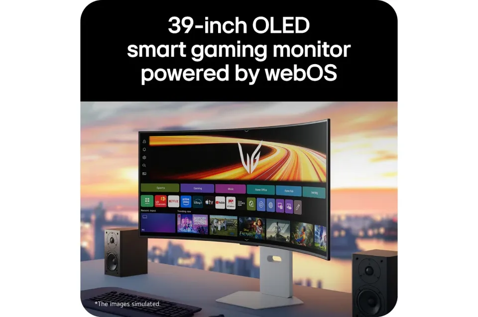 LG UltraGear/39GX90SB-W/39"/OLED/UWQHD/240Hz/0,03ms/Bílá/2R