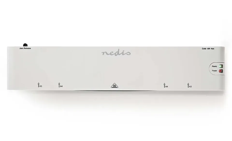 Nedis LAMI110BKA3 - Laminátor | Teplý a Studený Proces | Velikost A3 | 300 mm/mi