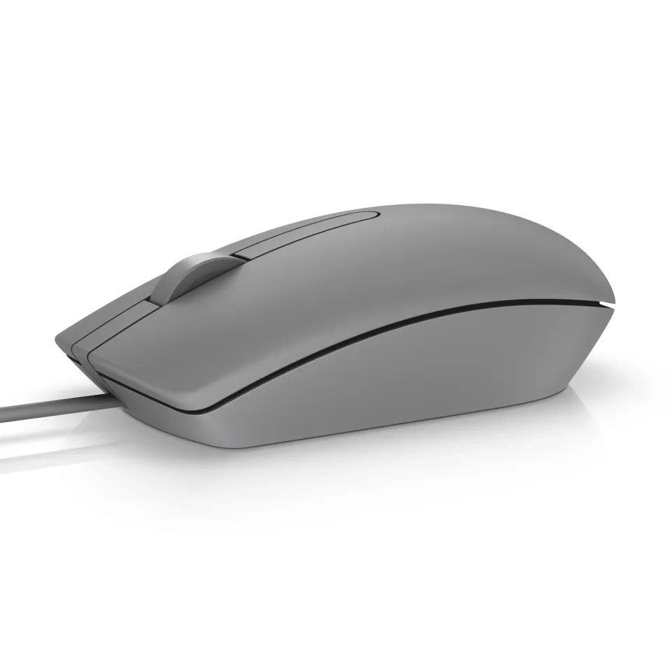 DELL MS116/ myš/ optická/ 2 tlačítka + rolovací/ USB/ šedá