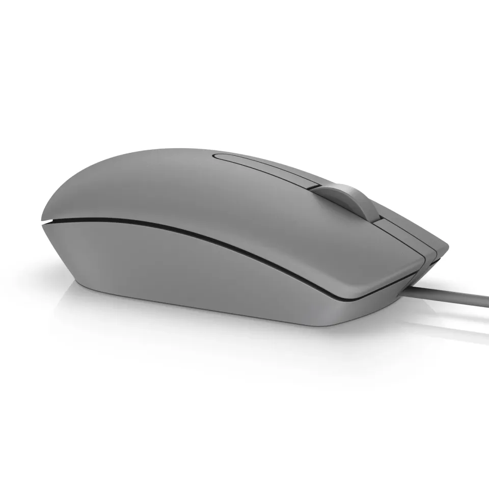 DELL MS116/ myš/ optická/ 2 tlačítka + rolovací/ USB/ šedá