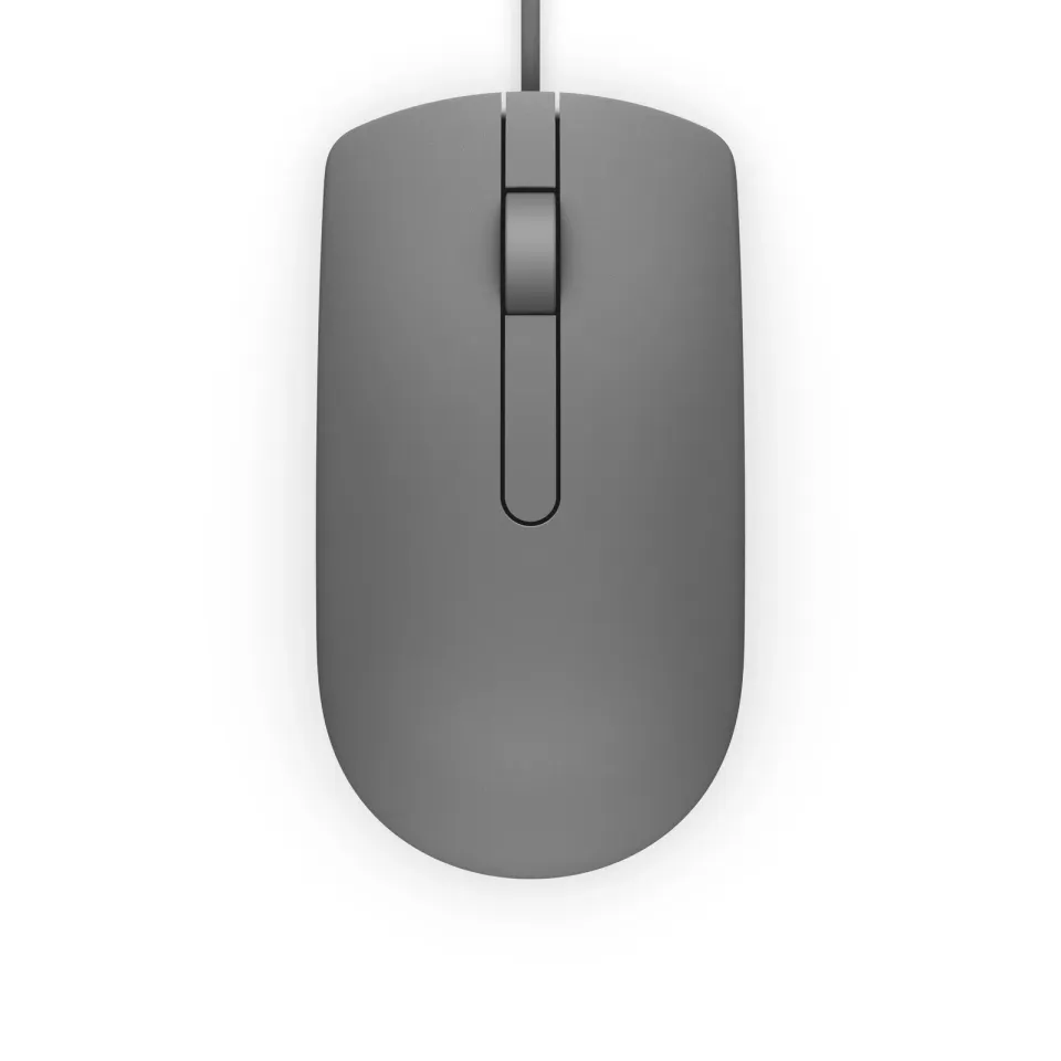 DELL MS116/ myš/ optická/ 2 tlačítka + rolovací/ USB/ šedá