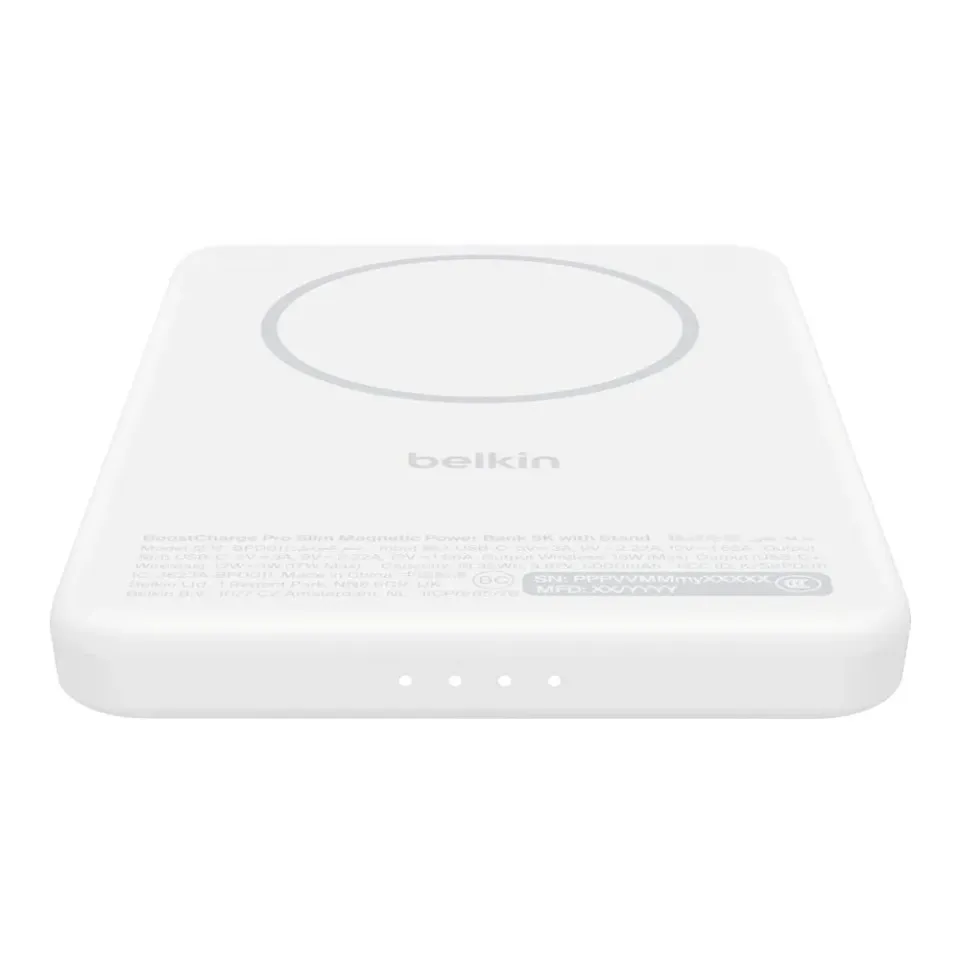 Belkin BOOST CHARGE Qi2 Magnetická Bezdrátová PowerBanka se stojánkem, 5000mAh,