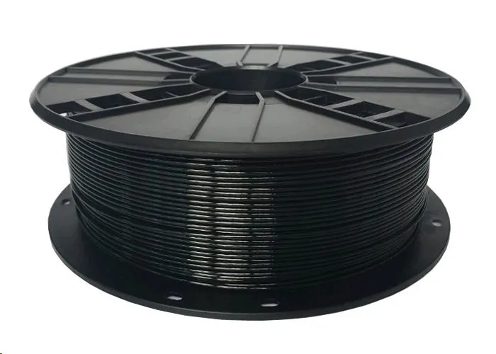 GEMBIRD Tisková struna (filament), PETG, 1,75mm, 1kg, černá