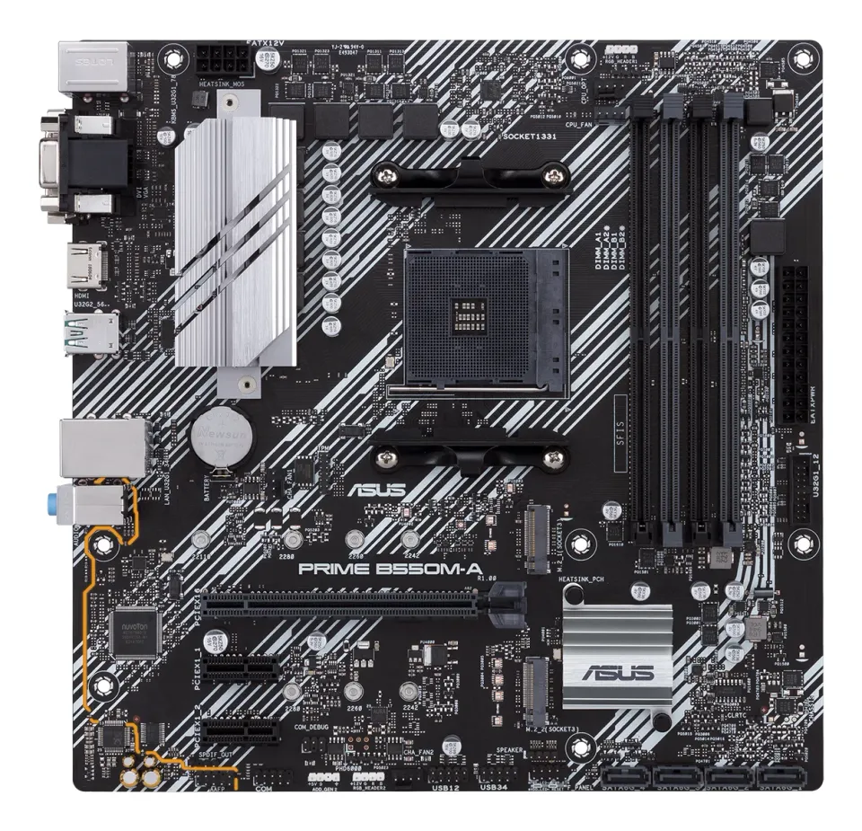 ASUS MB Sc AM4 PRIME B550M-A/CSM, AMD B550, 4xDDR4, 1xHDMI, 1xDVI, 1xVGA, mATX