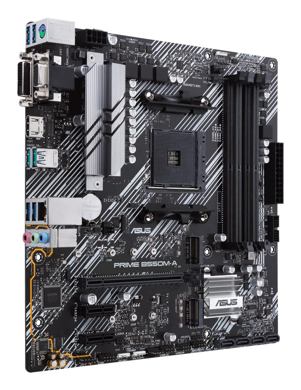ASUS MB Sc AM4 PRIME B550M-A/CSM, AMD B550, 4xDDR4, 1xHDMI, 1xDVI, 1xVGA, mATX