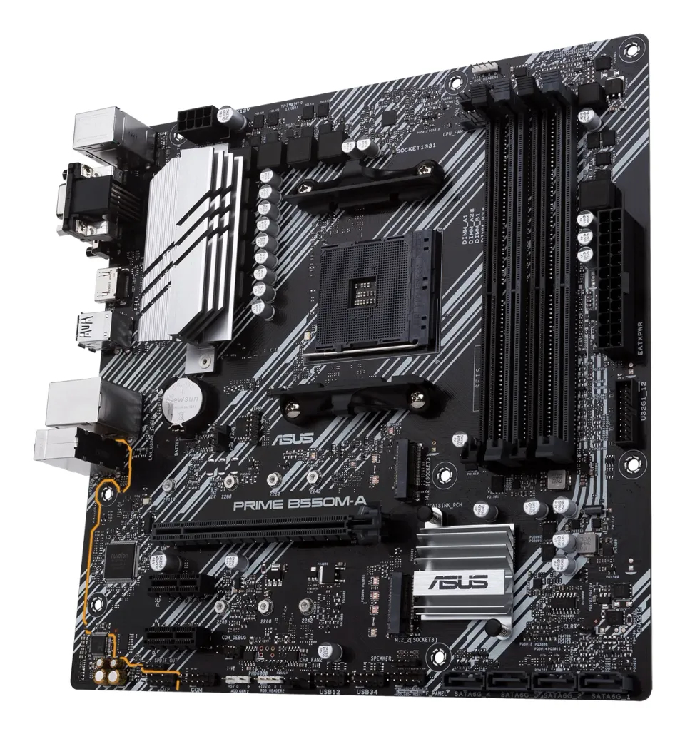 ASUS MB Sc AM4 PRIME B550M-A/CSM, AMD B550, 4xDDR4, 1xHDMI, 1xDVI, 1xVGA, mATX