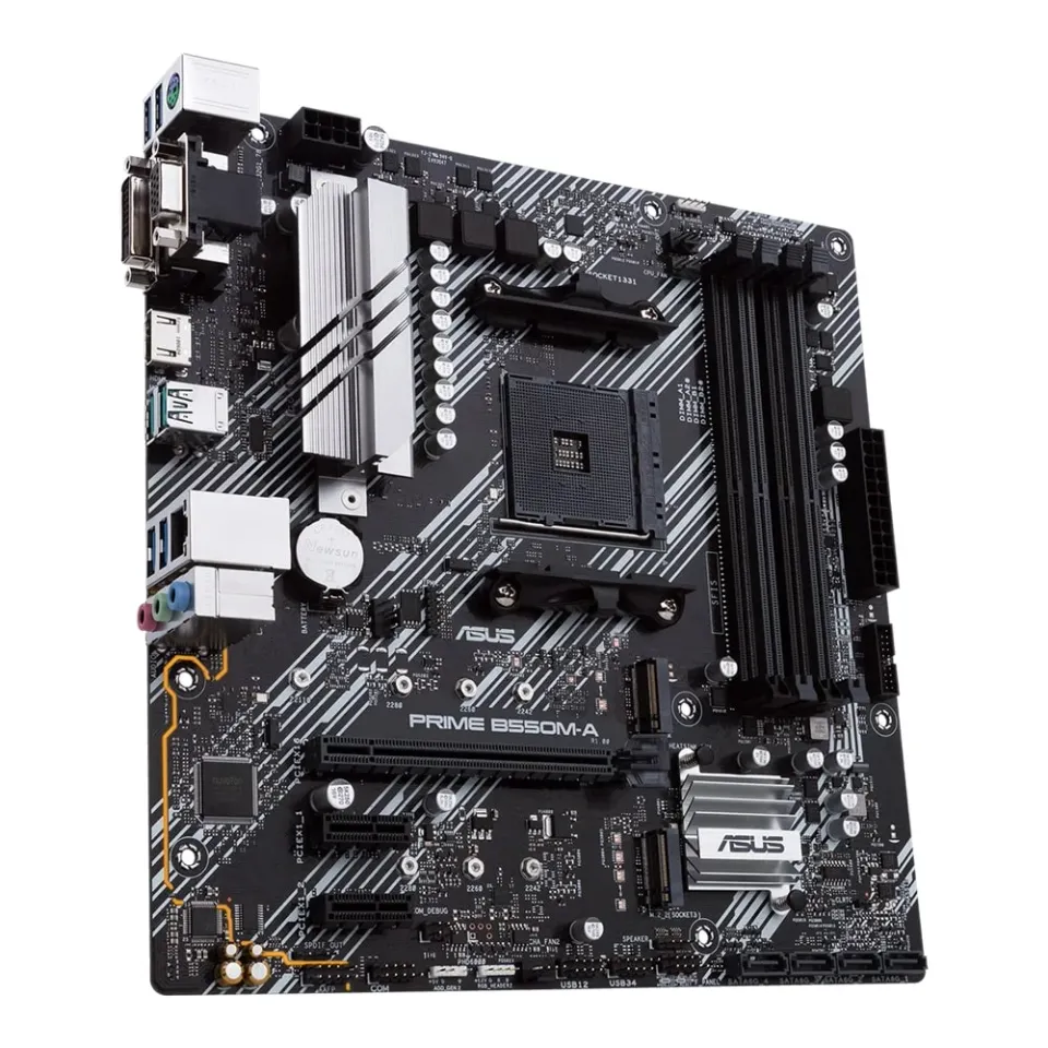 ASUS MB Sc AM4 PRIME B550M-A/CSM, AMD B550, 4xDDR4, 1xHDMI, 1xDVI, 1xVGA, mATX