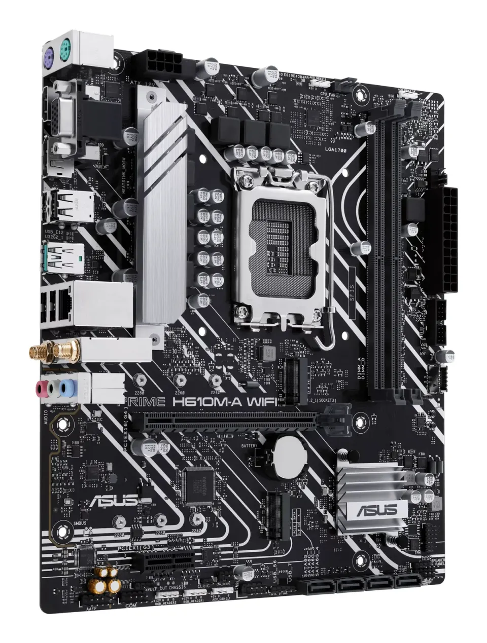 ASUS MB PRIME H610M-A WIFI soc 1700 H610 DDR5 mATX M.2 HDMI D-Sub DP