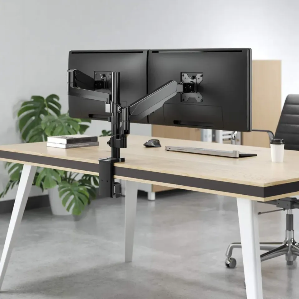 MANHATTAN Stolní držák LCD/ TV, kloubový, dve pohyblivé ramená (17"-32")