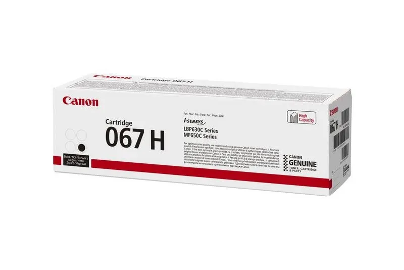 CANON CRG 067 H originální toner black pro LBP631Cdw, LBP633Cdw, MF651Cw, MF655Cdw, a MF657Cdw.