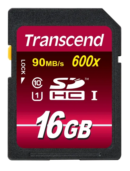 Transcend 16GB SDHC (Class 10) UHS-I 600x (Ultimate) MLC paměťová karta
